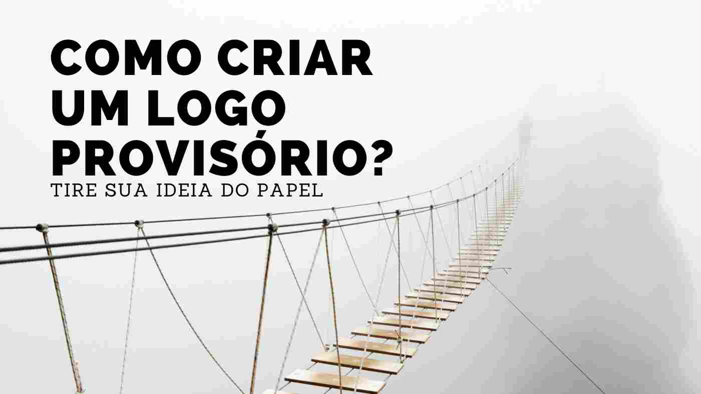 Como criar um logo provisório